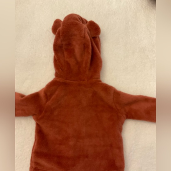 2 Child of Mine Carters Zio Up Hooded Fuzzy Jackets Size 0-3 months - Picture 6 of 7